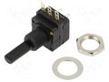 Potentiometer: shaft; 10kΩ; 200mW; THT; 6mm; plastic; carbon; PC-16 PIHER PC16SH-10CP22-103A