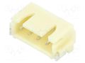 Connector: wire-board; socket; male; PIN: 4; XH; 3A; 250V; horizontal JST S4B-XH-SM4-TB