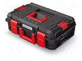 Chest; tool case; black; polymer; X BLOCK PRO; 546x380x194mm; IP55 KISTENBERG KXB604020-S411