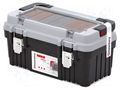 Chest; tool case; black-grey; polymer; OPTIMA; 470x256x238mm; 13kg KISTENBERG KOPA5025BM-4C