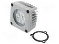 Lamp: machine light; 8.5W; 60000h; 15°; 5000K; -10÷50°C; IP67; 24VDC LED2WORK 121011-04