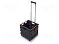 Hand truck; 396x370x960mm; black; folding; CART T; 25kg KISTENBERG KCT4040-3020