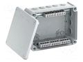 Enclosure: junction box; X: 190mm; Y: 240mm; Z: 95mm; IP66; T 250 OBO BETTERMANN OBO-2007444