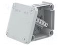 Enclosure: junction box; X: 114mm; Y: 114mm; Z: 58mm; IP67; T 60 OBO BETTERMANN OBO-2007914