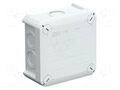 Enclosure: junction box; X: 114mm; Y: 114mm; Z: 58mm; IP67; T 60 OBO BETTERMANN OBO-2007926