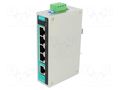 Switch Ethernet; unmanaged; Number of ports: 5; 9.6÷60VDC; RJ45 MOXA EDS-205A