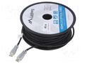 Cable; HDMI plug,both sides; PVC; Len: 40m; black; Core: Cu LANBERG CA-HDMI20FB-0400BK