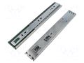 Ball guide; zinc plated steel; L: 300mm; 25kg; silent closing GTV Poland GTV-PK-L-H45-300GX