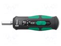 Screwdriver: torque; 147.5mm; 2÷6Nm; Holder: C6,3mm,E6,3mm; 1/4" WERA WERA.05075815001