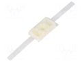 Holder; Cable P-clips; W: 12.5mm; polyamide; natural; L: 32.5mm ABB ABB-FCC-1A