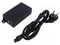 PoE power supply unit; IEC C14,RJ45 socket x2; 10/100/1000Mbps LOGILINK POE007