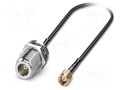 Cable; N female,SMA male; FRNC; shielded connectors; black; 0.5m PHOENIX CONTACT 1340138