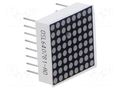 Display: LED; matrix; 8x8; orange; 70mcd; 20x20mm; 2.1÷2.5V OPTOSUPPLY OSL640781-AO