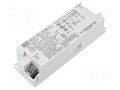 Power supply: switching; LED; 60W; 9÷54VDC; 900mA÷1.7A; 155÷400VDC MEAN WELL XLC-60-H-N