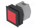 Switch: push-button; 30mm; Stabl.pos: 1; red; none; IP65; OptoHiT EAO 704.209.200