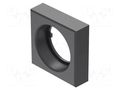 Bezel; black; 24x24mm EAO 52-950.0