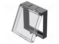 Cover; OptoHiT; 30x30mm; plastic; Face dim: 38x45mm EAO 704.925.8