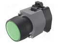 Switch: push-button; 22mm; Stabl.pos: 1; green; IP65; flat; OptoHiT EAO 704.029.5