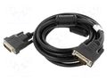 Cable; DVI-D (24+1) plug,both sides; dual link; QHD 1440p; 3m LANBERG CA-DVID10CC-0030BK
