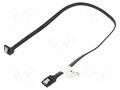 Cable: SATA; SATA plug,SATA plug angled; 0.5m; black; Core: Cu LANBERG CA-SASA13CU-0050BK