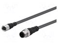 Cable: for sensors/automation; PIN: 4; 2m; Wire colour: grey AUTONICS C1DH4-2EB
