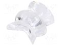 LED lens; rectangular; plexiglass PMMA; transparent; H: 16.7mm LEDIL C12868