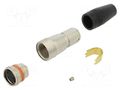 Connector: circular; HR25; soldering; PIN: 12; plug; for cable; 1A HIROSE HR25A-9J-12S