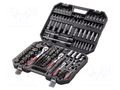 Wrench-set; 6-angles,socket spanner; 179pcs. PROLINE PRE-58179