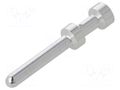 Contact; male; CC; copper alloy; silver plated; 0.5mm2; 20AWG; 16A ILME CCMA0.5