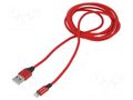 Cable; High Speed,USB 2.0; Apple Lightning plug,USB A plug BASEUS CALYW-A09