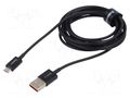 Cable; High Speed,USB 2.0; USB A plug,USB B micro plug; 2m; 2A BASEUS CAMYS-A01