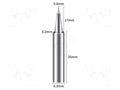 Tip; chisel; 0.8mm; for soldering station BAKON BK900-0.8D