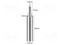 Tip; chisel; 0.8mm; for soldering station BAKON BK900-0.8D