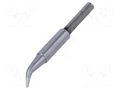 Tip; bent,conical sloped; 0.43mm; for hot tweezers QUICK QUICK-TSS06-H