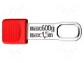 Holder; for working at height; TetheredTool; red; 600g; 10pcs. KNIPEX KNP.006210TR