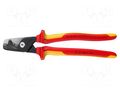 Cutters; cutting; for cutting copper and aluminium cables KNIPEX KNP.9518225