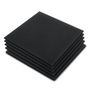 Black poured plexiglass - 3mm - 200x200mm - 5pcs. MSL-22776 5907255403028
