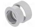 Button holder; OptoHiT; black; aluminium; Ø35mm EAO 704.955.0