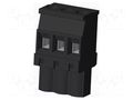 Pluggable terminal block; 5.08mm; angled 90°; plug; female; black AMPHENOL ANYTEK TS03510B0000G