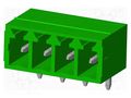 Connector: pluggable terminal block; socket; male; OQ; 10A; 300V AMPHENOL ANYTEK OQ0432510000G