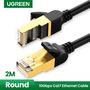 Cable F/FTP CAT7 with 2xRJ45 plugs 2m black NW107 UGREEN UGREEN/11269 6957303882694