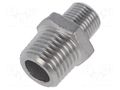 Nipple; threaded,reductive; max.10bar; 22.5mm PNEUMAT 2020-1/4-1/8-ES