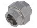 Threaded fitting; pipe union; max.10bar; 40mm PNEUMAT 2061-3/4-ES