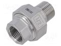 Threaded fitting; pipe union; max.10bar; 48.5mm PNEUMAT 2062-1/2-ES