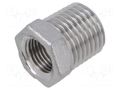 Nipple; threaded,reductive; max.10bar; 16mm PNEUMAT 2080-1/4-1/8-ES