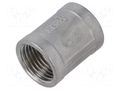 Muff; threaded,straight; max.10bar; 32mm; Thread: G 1/2" internal PNEUMAT 3000-1/2-ES