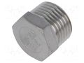 Screw plug; max.10bar; acid resistant steel AISI 316; 19.5mm PNEUMAT 3020-1/2-ES