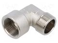 Accessories: threaded fitting; nickel plated brass; max.10bar PNEUMAT 5020-1