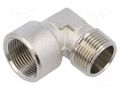 Accessories: threaded fitting; nickel plated brass; max.10bar PNEUMAT 5020-3/4