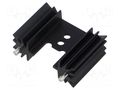 Heatsink: extruded; H; TO202,TO218,TO220,TOP3; black; L: 25.4mm ALUTRONIC PR32/25.4/SE